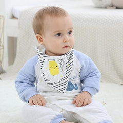 5pcs Baby Cotton Bibs Waterproof Triangle Towels