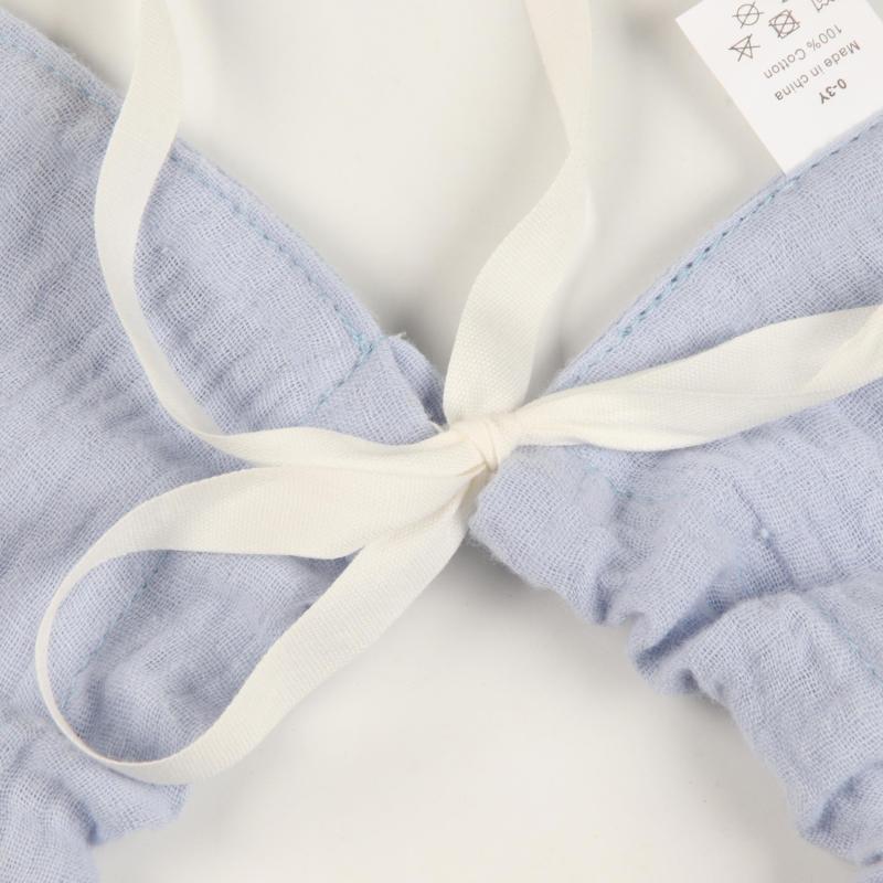 Baby Saliva Bib Feeding Bib Tie Gauze Mouth Soft Unisex