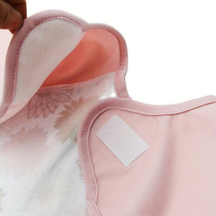 Waterproof Flower Print Baby Feeding Bibs - Reusable & Washable