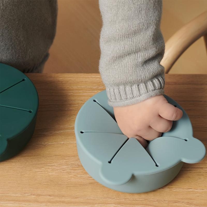 Silicone Cartoon Bear Food Bowl for Babies