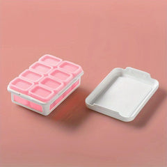 Baby Silicone Food Box Divided Storage Sealed Freezable Steamed Meat Paste Mold