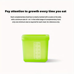 Baby Silicone Food Box Divided Storage Sealed Freezable Steamed Meat Paste Mold