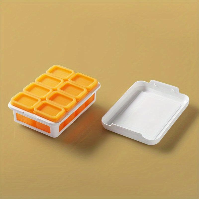 Baby Silicone Food Box Divided Storage Sealed Freezable Steamed Meat Paste Mold