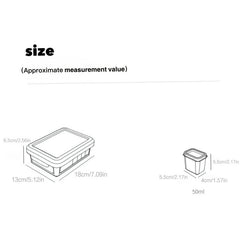 Baby Silicone Food Box Divided Storage Sealed Freezable Steamed Meat Paste Mold