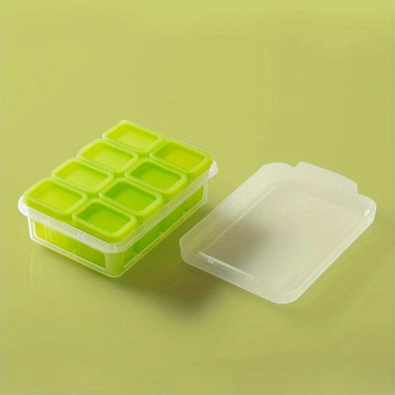 Baby Silicone Food Box Divided Storage Sealed Freezable Steamed Meat Paste Mold