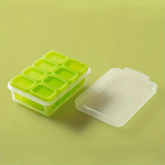 Baby Silicone Food Box Divided Storage Sealed Freezable Steamed Meat Paste Mold