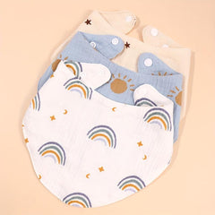 3pcs Baby Bibs Waterproof Cotton Newborn Bibs