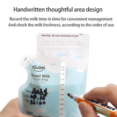 30pcs Breast Milk Storage Bags 250ml Capacity
