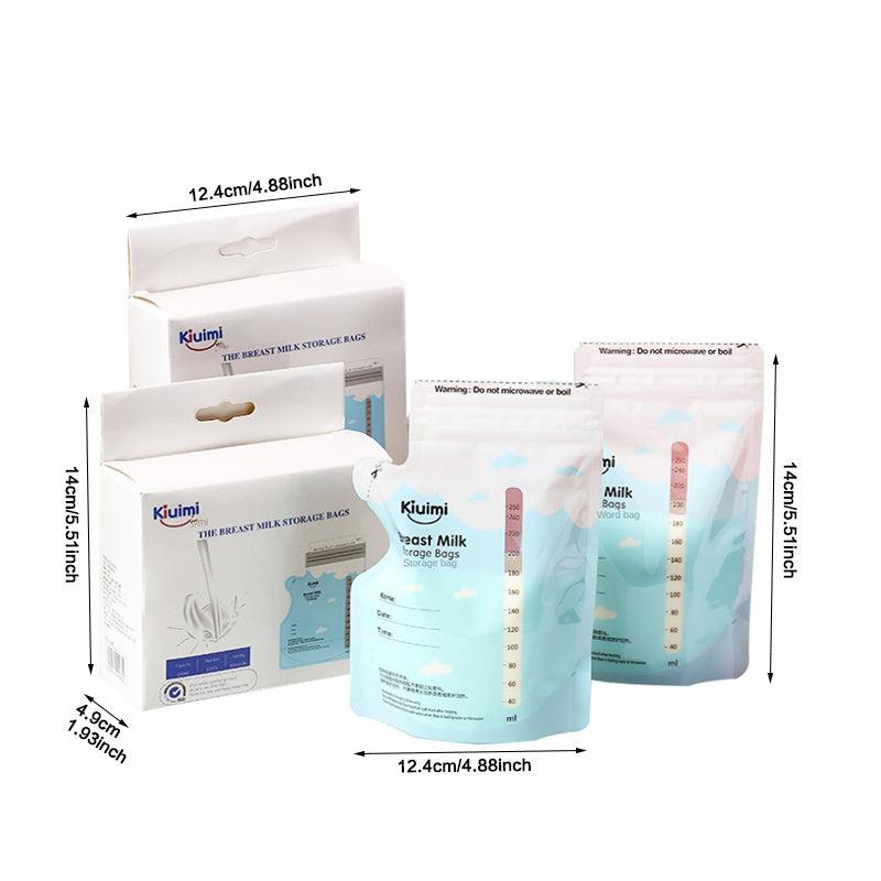 30pcs Breast Milk Storage Bags 250ml Capacity