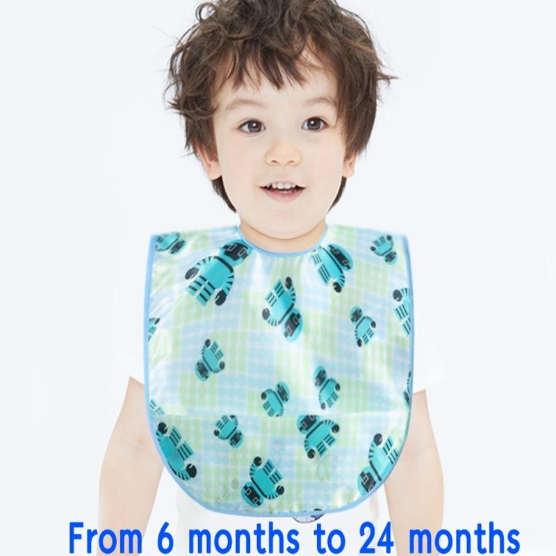 Soft & Durable Waterproof Baby Bibs for 6-24 Months Toddlers