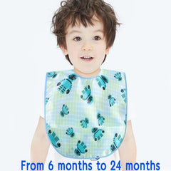 Soft & Durable Waterproof Baby Bibs for 6-24 Months Toddlers