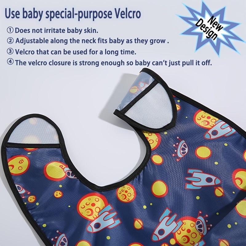 Soft & Durable Waterproof Baby Bibs for 6-24 Months Toddlers