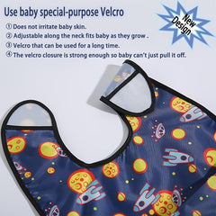 Soft & Durable Waterproof Baby Bibs for 6-24 Months Toddlers