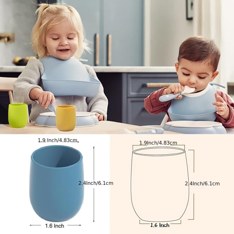 Silicone Training Cup for Babies/Toddlers - BPA-Free & Unbreakable