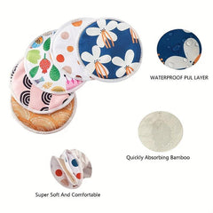 Organic Bamboo Reusable Breast Pads For Breastfeeding