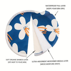 Organic Bamboo Reusable Breast Pads For Breastfeeding