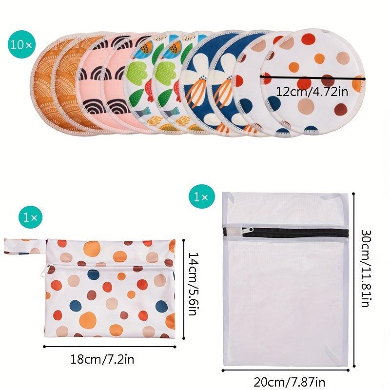 Organic Bamboo Reusable Breast Pads For Breastfeeding