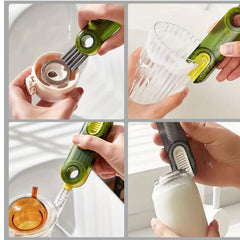 3-in-1 U Shape Cup Brush - Bottle Insulation Cup Cover Gap Cleaning Brush