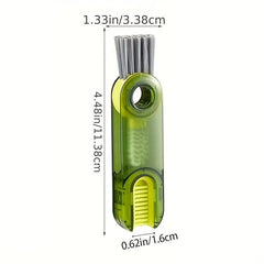 3-in-1 U Shape Cup Brush - Bottle Insulation Cup Cover Gap Cleaning Brush