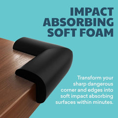 4 Pack Soft Baby Proofing Corner Guards Child Safety Furniture Bumper