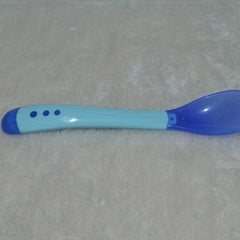 Baby Spoon & Fork Feeding Set Silicone Tip Heat Sensitive Toddler Utensil