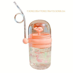 Children's Whale Straw Cup Anti-Fall Portable Water Cup