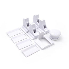 Magnetic Cabinet Locks Baby Proofing 4 Pack Key Child Safety