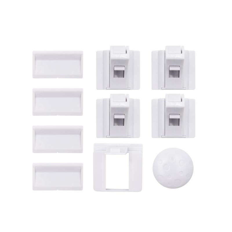 Magnetic Cabinet Locks Baby Proofing 4 Pack Key Child Safety
