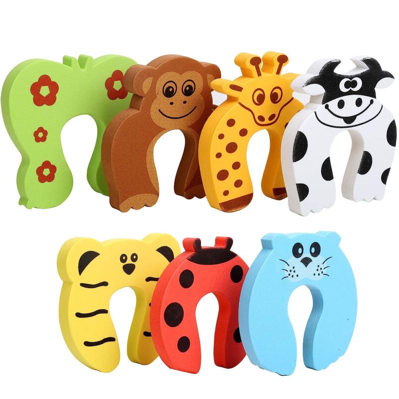 7pcs Finger Pinch Guard Soft Foam Baby Protector