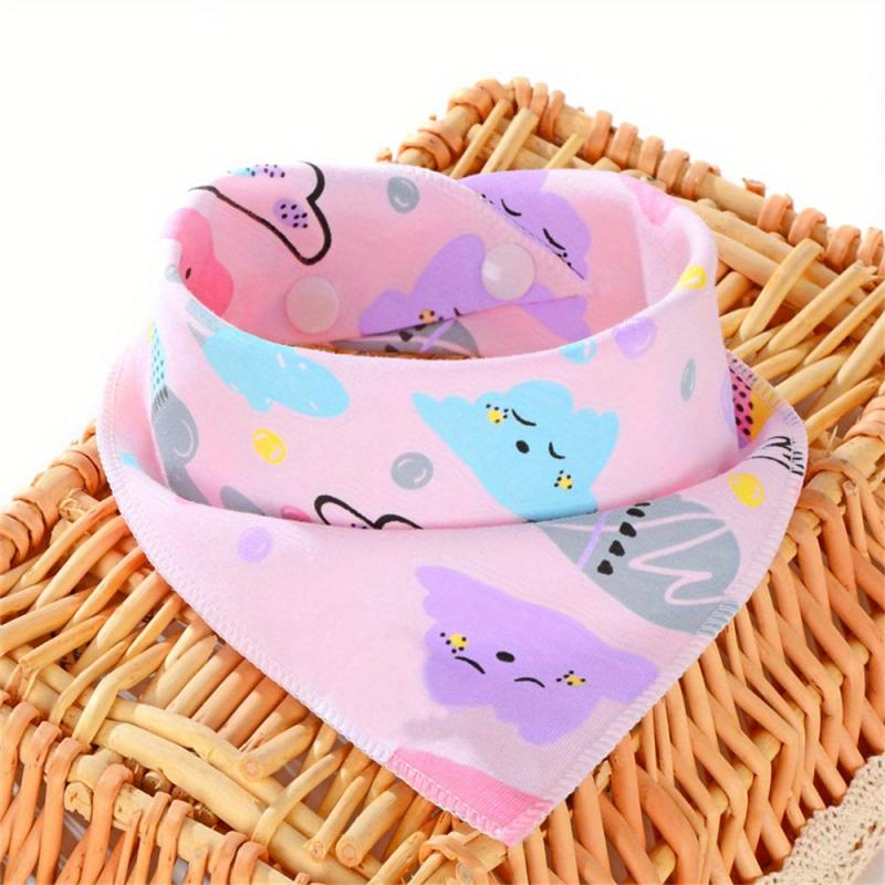Soft Cotton Baby Triangle Towel Saliva Bibs