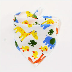Baby Cotton Triangle Towel Infant Feeding Bib