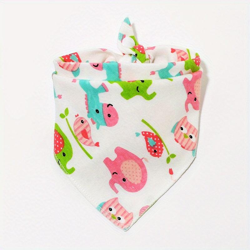Baby Cotton Triangle Towel Infant Feeding Bib