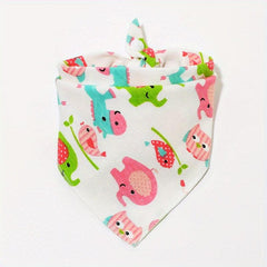 Baby Cotton Triangle Towel Infant Feeding Bib