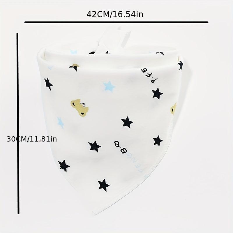 Baby Cotton Triangle Towel Infant Feeding Bib