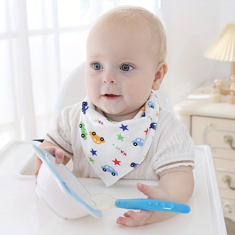 Baby Cotton Triangle Towel Infant Feeding Bib