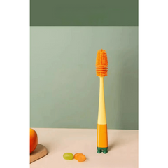 4 in 1 Food Silicone Brush Baby Pacifier Brush Household Gap Cleaning
