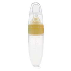 Silicone Baby Food Feeder Spoon - Infant Food Dispensing