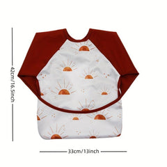 Sun Print Waterproof Baby Bib Smock