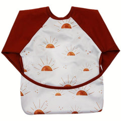 Sun Print Waterproof Baby Bib Smock