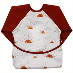 Sun Print Waterproof Baby Bib Smock