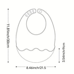 Children's Waterproof Baby Bib Food Supplement Clean Three-dimensional Bib