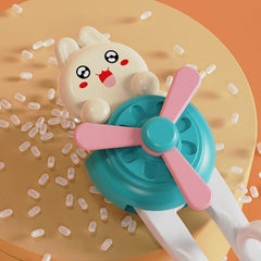Animal Windmill Kids Training Chopsticks Plastic Children Tableware