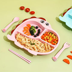 Kids Plates Cartoon Toddler Plate Set