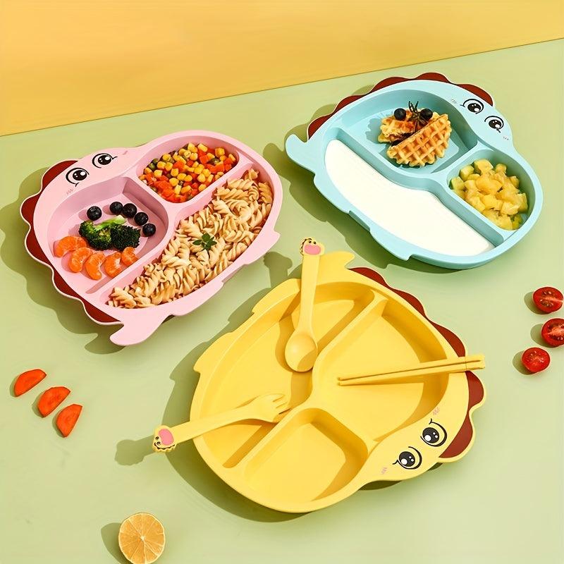 Kids Plates Cartoon Toddler Plate Set