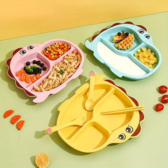 Kids Plates Cartoon Toddler Plate Set