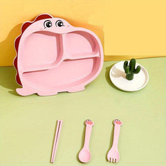 Kids Plates Cartoon Toddler Plate Set