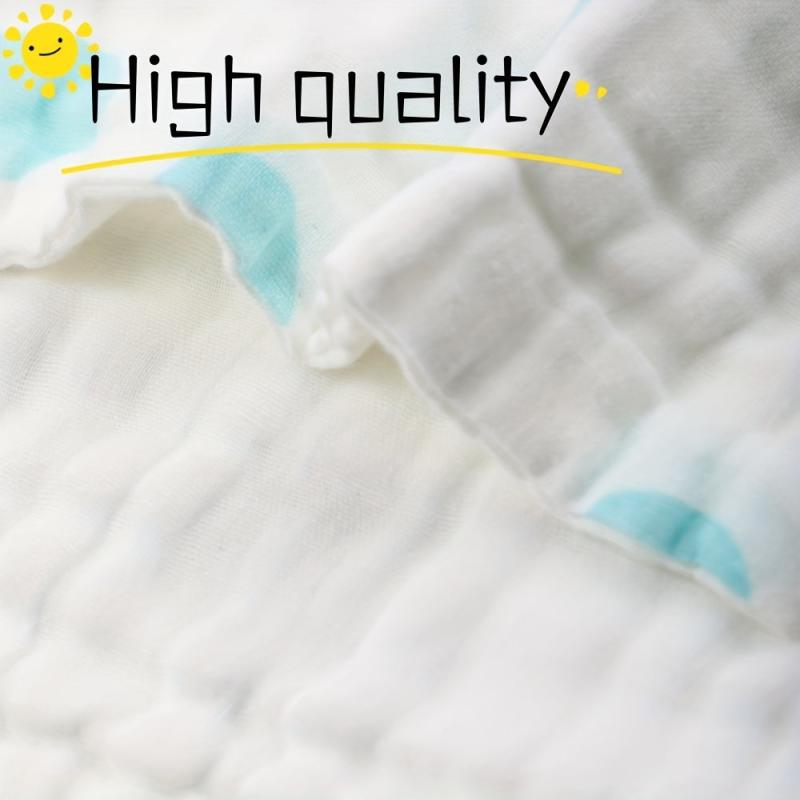 Muslin Burp Cloths 100% Cotton Baby Bibs 6 Layers 20''x10'' Hand Washcloths