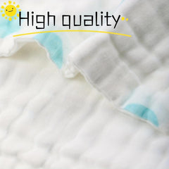 Muslin Burp Cloths 100% Cotton Baby Bibs 6 Layers 20''x10'' Hand Washcloths