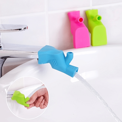 Silicone Bathroom Sink Faucet Extender For Kids Hand Washing