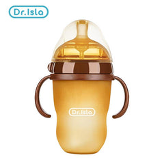 Soft Silicone Baby Bottle Anti Colic Slow Flow 150-250ml